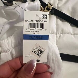 Thalia Sodi White dress with Gold Chain Detail